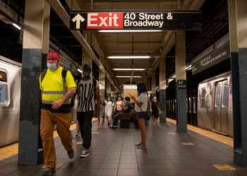 AI surveillance, NYC MTA, subway, fare evaders