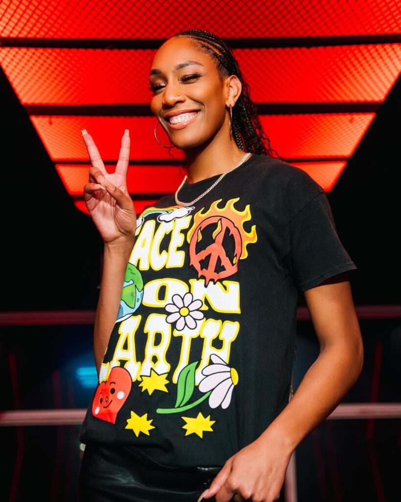 Aja Braids Peacesign