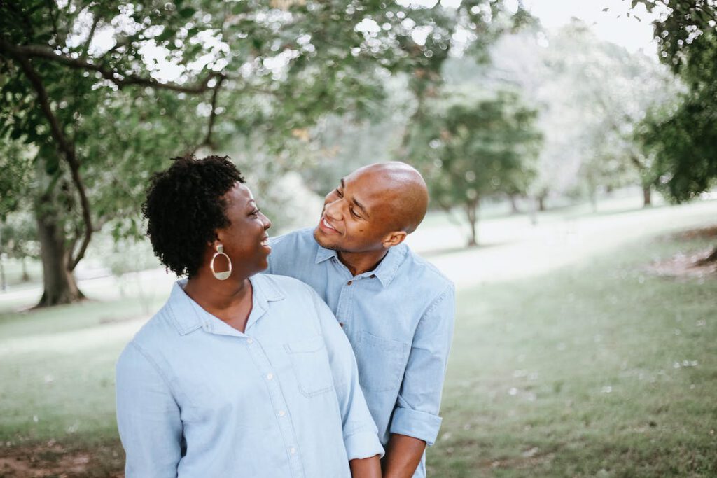 Couple At Park