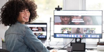 Black Woman In Office