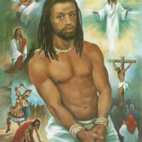 Black Jesus Painting