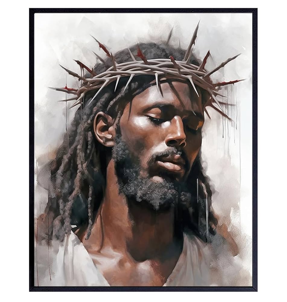 Black Jesus Closed Eyes