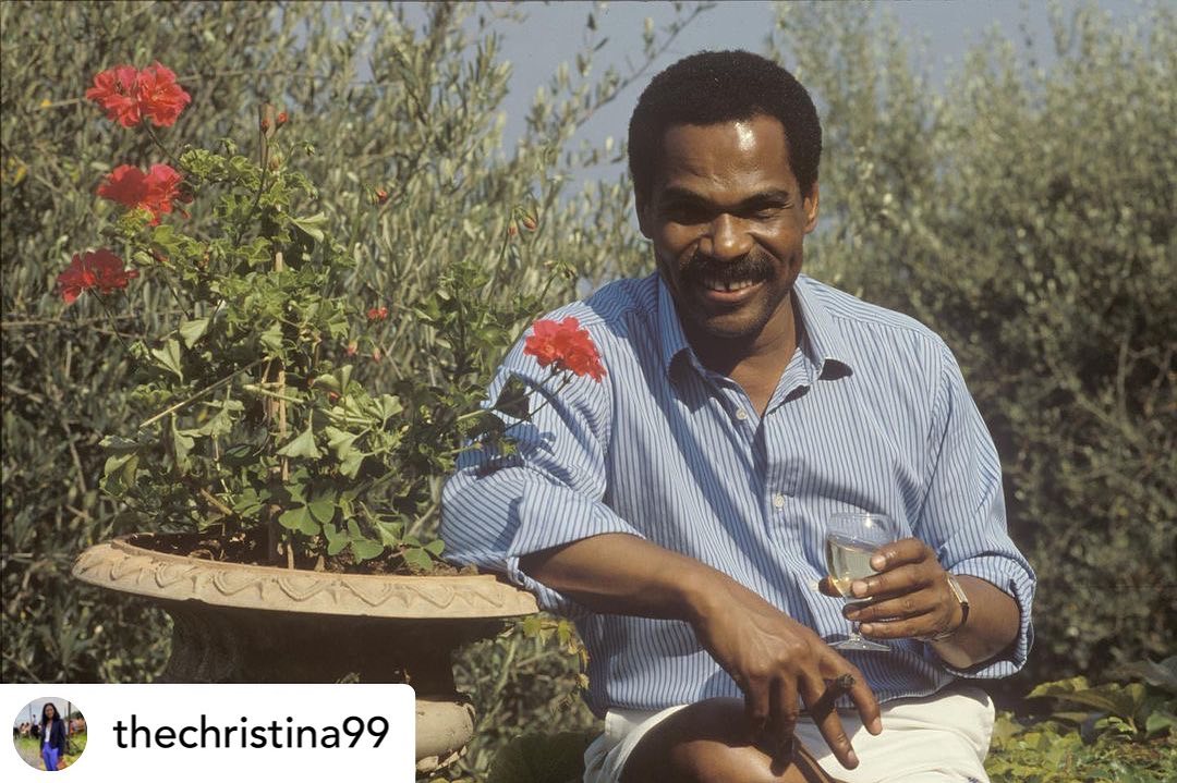 Reginald F Lewis Relaxing