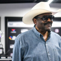 David Steward Wearing Cowboy Hat