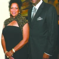 David Steward At Event With Wife