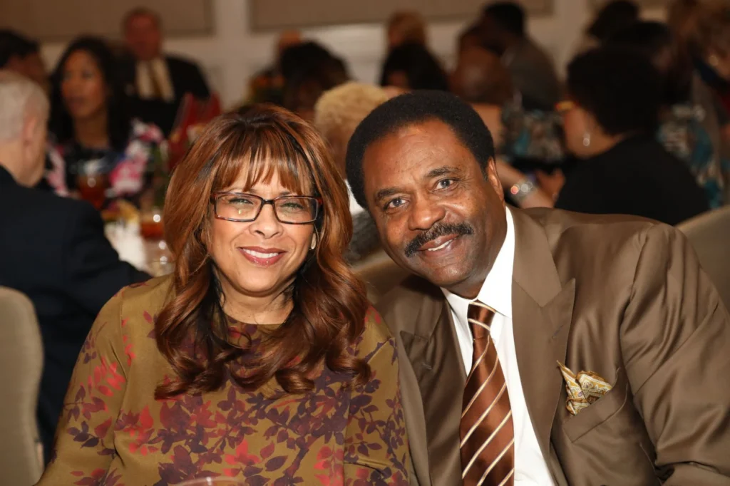 David Steward With His Wife