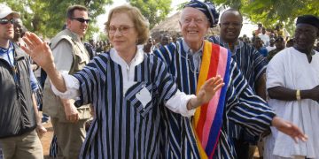 12_president And Mrs Carter In Traditional Ghanaian Attire 2007 Scaled.jpg