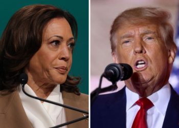 Kamala Harris, Trump, Time