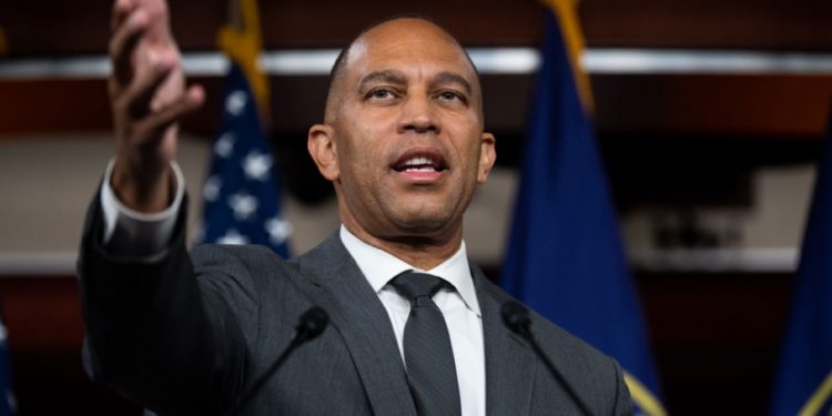 Hakeem Jeffries, spending bill